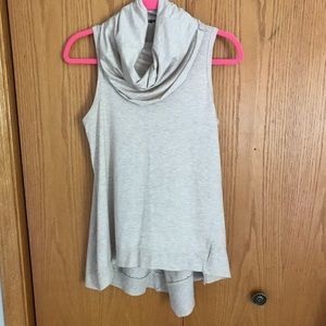 High-Low Cowl Neck Tank
